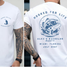 Personalized Fish Themed Fishing Bachelor Party