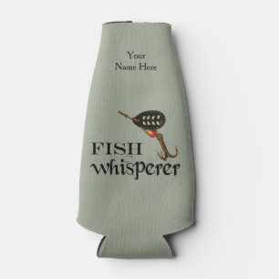 Personalized Fish Whisperer Bottle Cooler