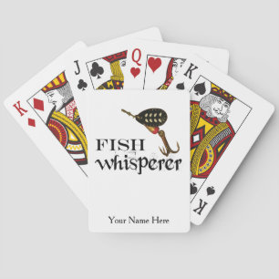 Personalized Fish Whisperer Playing Cards