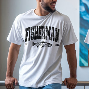 Personalized Fisherman Shirt, Fishing Gift for Dad T-Shirt