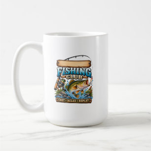 Personalized Fishing Club Custom Name Fisherman Gi Coffee Mug