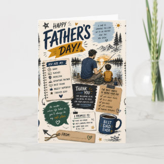Personalized Fishing Father’s Day Greeting Card