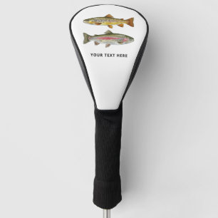 Personalized Fishing Lover  – Trout Fishing Design Golf Head Cover