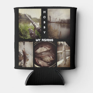 Personalized fishing photo album . 3 ring binder can cooler