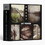 Personalized fishing photo album . binder