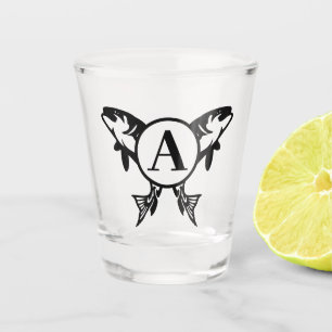 Personalized Fishing Shot Glass