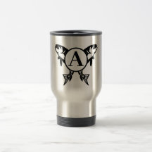 Personalized Fishing Travel Mug Gift