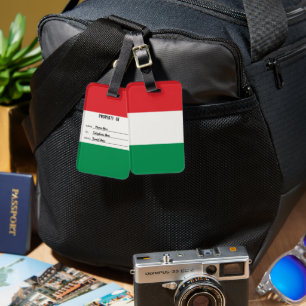  Personalized Flag Of Italy Luggage Tag