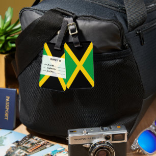 Personalized Flag Of Jamaica Luggage Tag