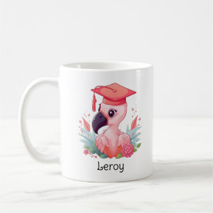 Personalized Flamingo Kindergarten Graduation Coffee Mug