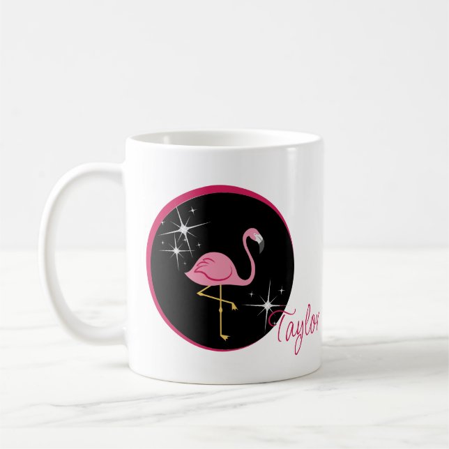 Personalized Flamingo Mug (Left)