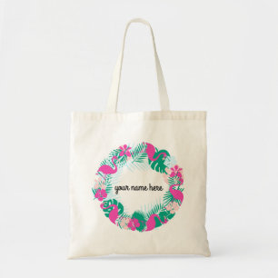 Personalized Flamingo Tote Bag