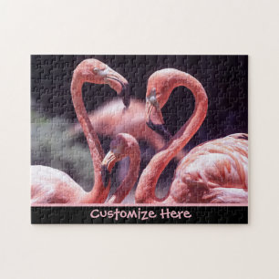 Personalized Flamingos Puzzle