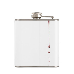 Personalized Flask zombie blood drip vampire Gothi