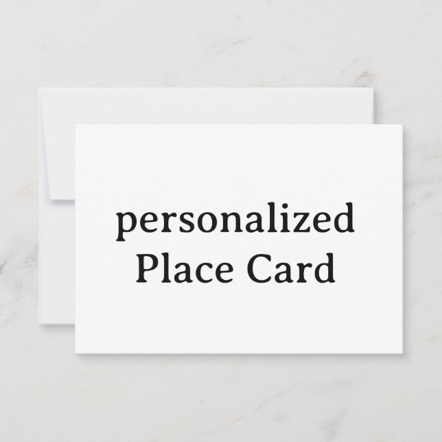 personalized Flat Card 3.5" x 5" (Front)