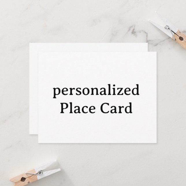 personalized Flat Card 4.25" x 5.5" (Front/Back In Situ)