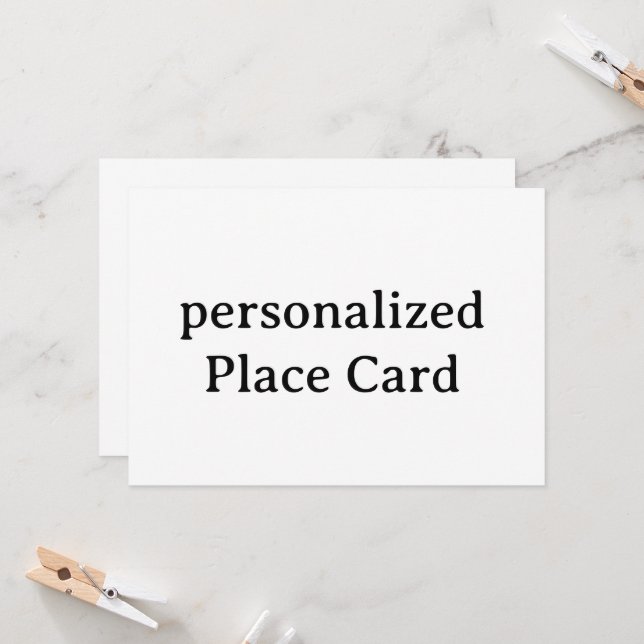 personalized Flat Card S5" x 7" (Front/Back In Situ)