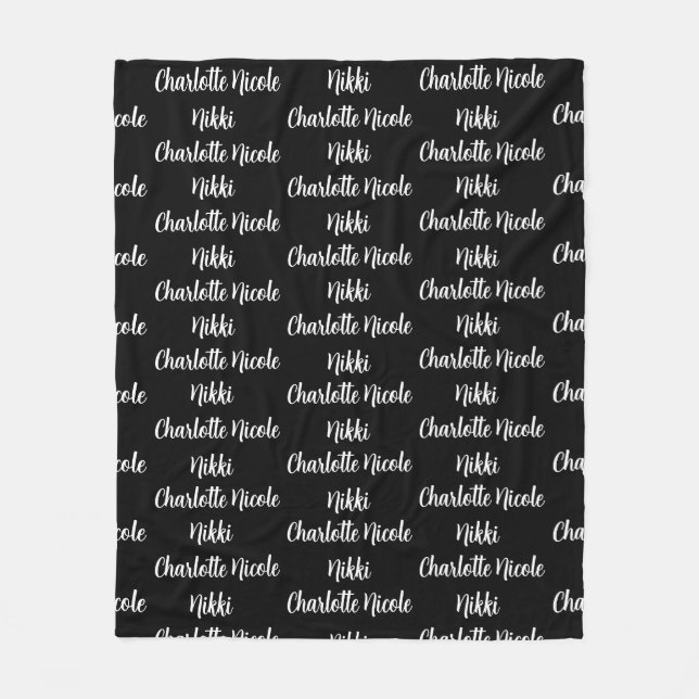Personalized Fleece Blanket (Front)