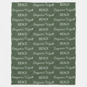 Personalized Fleece Blanket