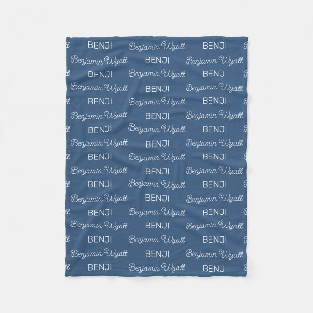 Personalized Fleece Blanket (Front)