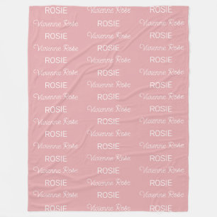 Personalized Fleece Blanket