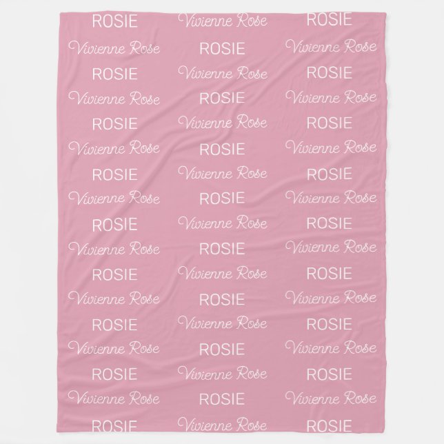 Personalized Fleece Blanket (Front)