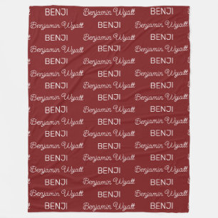 Personalized Fleece Blanket