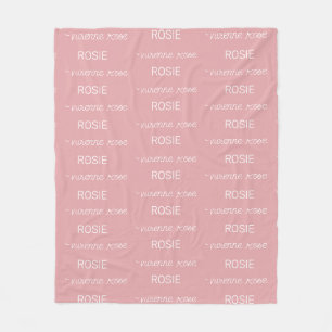 Personalized Fleece Blanket