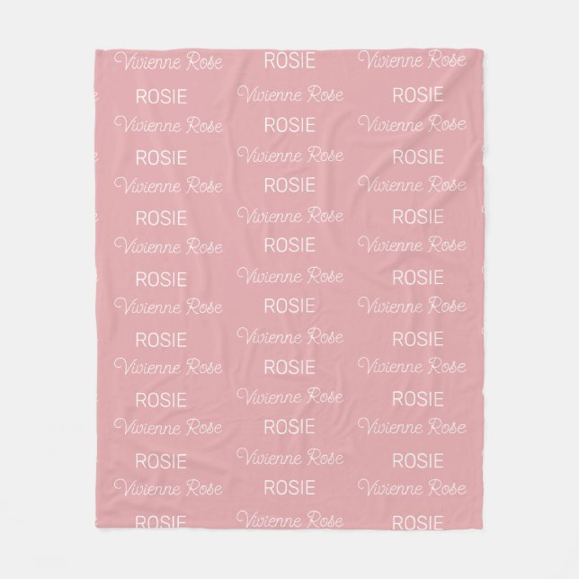 Personalized Fleece Blanket (Front)