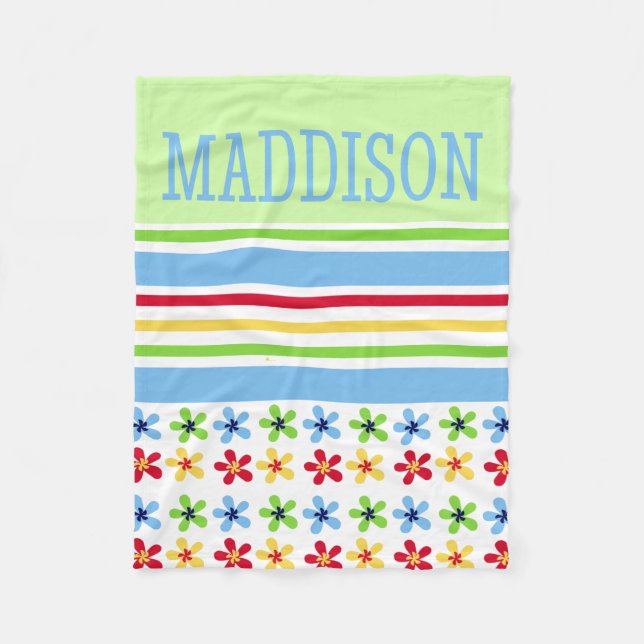 Personalized Fleece Blanket (Front)