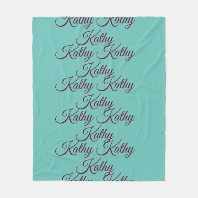 Personalized Fleece Blanket (Front)