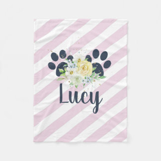 Personalized Fleece Pet Blanket