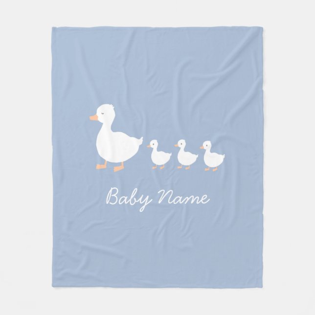 Personalized Fleece Sherpa Blanket (Front)