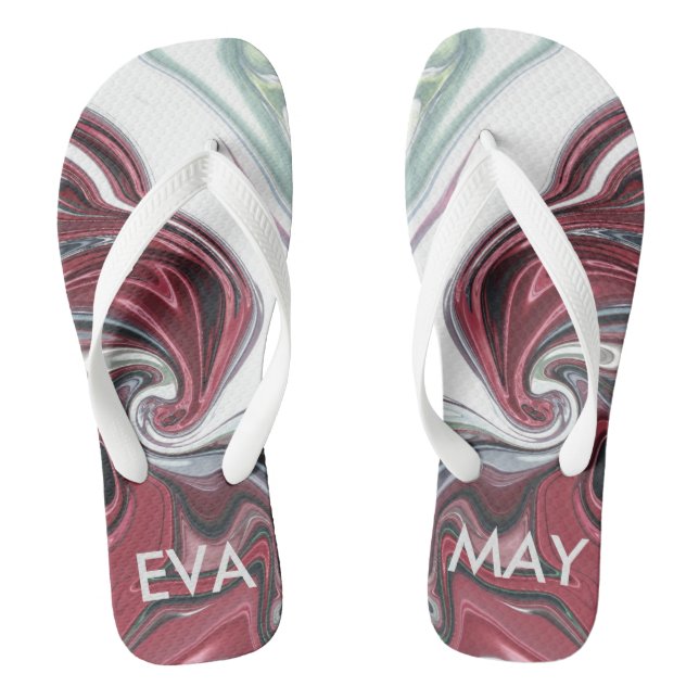 Personalized Flip flops (Footbed)