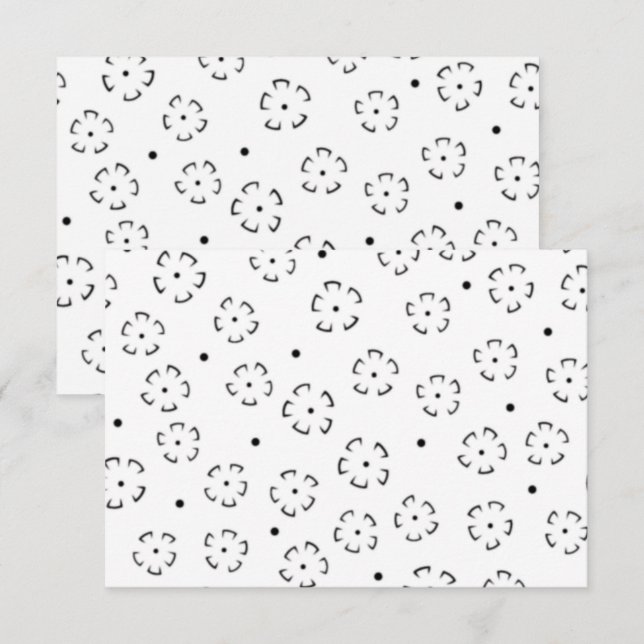 Personalized Floral Birthday Gift Folder (Front/Back)