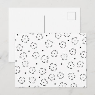 Personalized Floral Birthday Gift Folder Invitation Postcard
