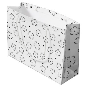 Personalized Floral Birthday Gift Folder Large Gift Bag
