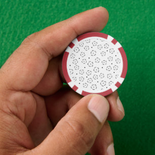 Personalized Floral Birthday Gift Folder Poker Chips