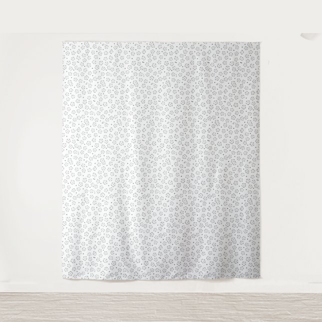 Personalized Floral Birthday Gift Folder Tapestry (Front)