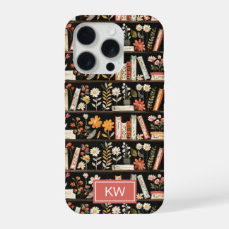 Personalized Floral Bookshelf Phone Case