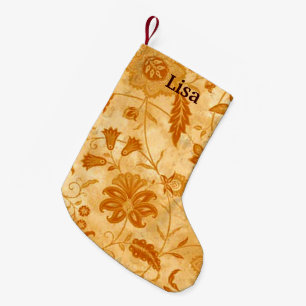 Personalized Floral Christmas Stocking