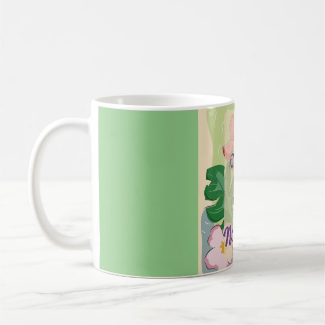 Personalized Floral Get Well Mug (Left)