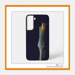 Personalized Floral Hidden Beauty, Flower on Black Samsung Galaxy Case<br><div class="desc">The design is of a portrait photograph of a wildflower featuring the beauty of floral petals and sepals in yellow and green tones. The design includes
For special requests or questions,  contact the artist at wafadahdalcreates@gmail.com. © Wafa Y. Dahdal - All Rights Reserved. WD Art</div>