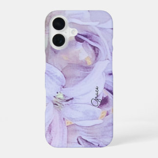 Personalized Floral iPhone 16 Case