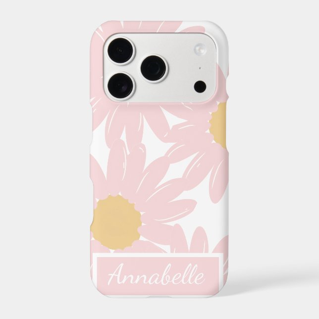 Personalized Floral iPhone Case (Back)