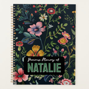 Personalized Floral Memory Planner