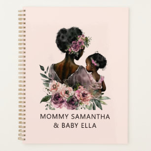 Personalized Floral Mom and Baby Planner