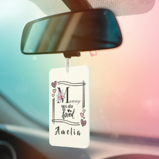 Personalized Floral Mommy Air Freshener