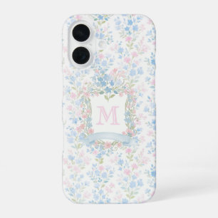 Personalized Floral Monogram Phone Case