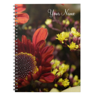 Personalized Floral Notebook